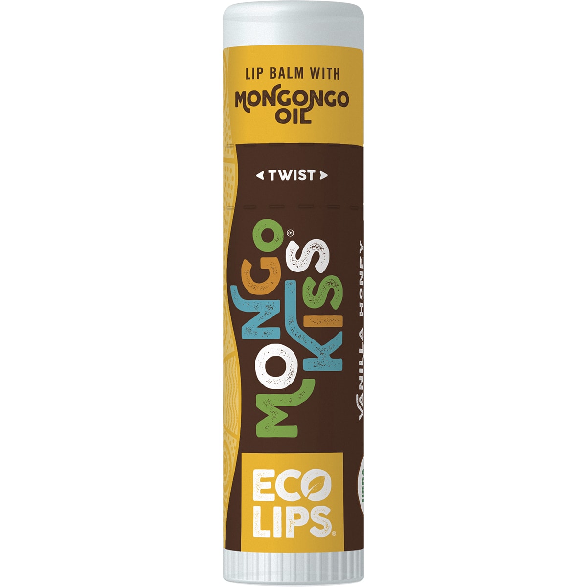 ECO LIPS Lip Balm Display Mongo Kiss Vanilla Honey 15 x 7g