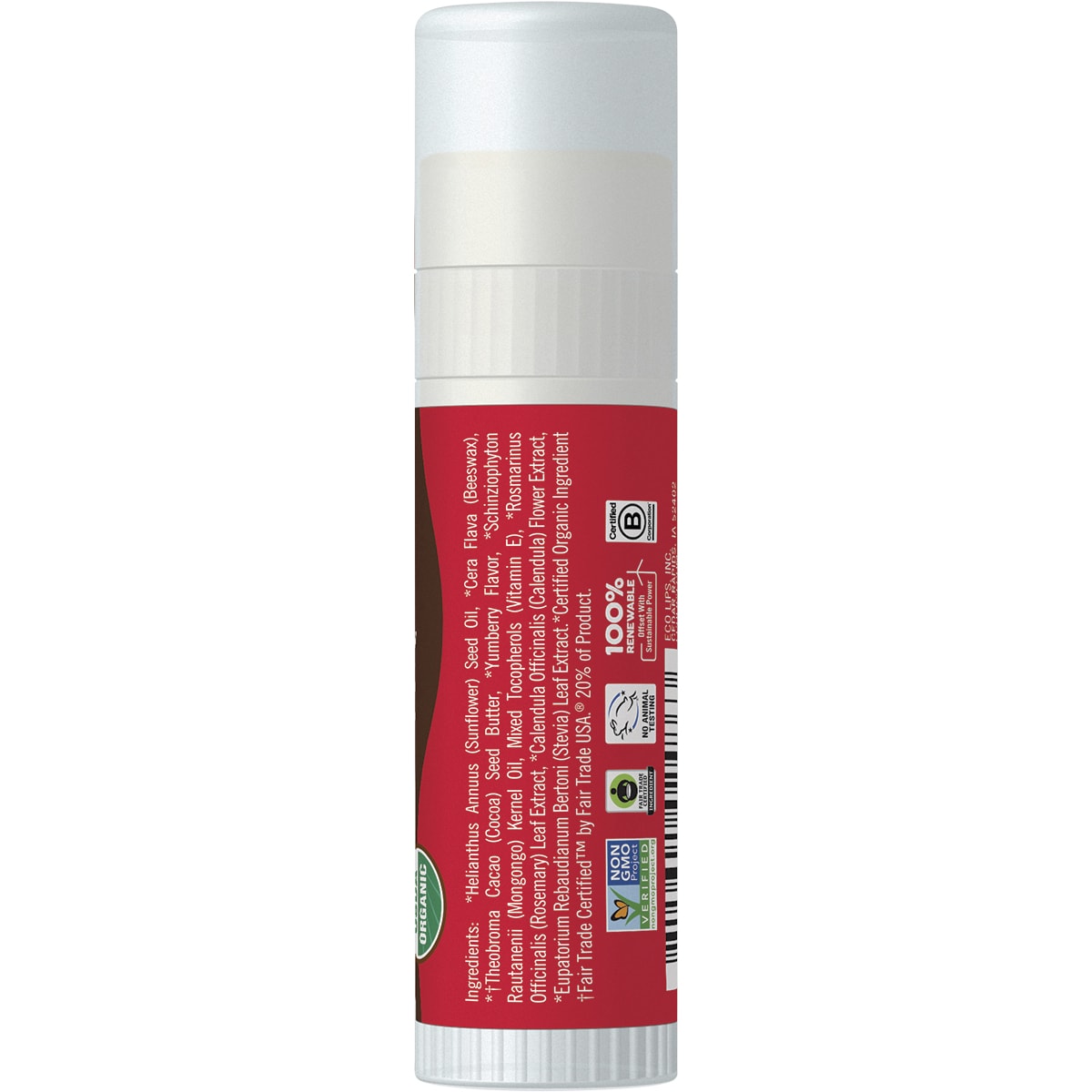 ECO LIPS Lip Balm Display Mongo Kiss Yumberry 15 x 7g