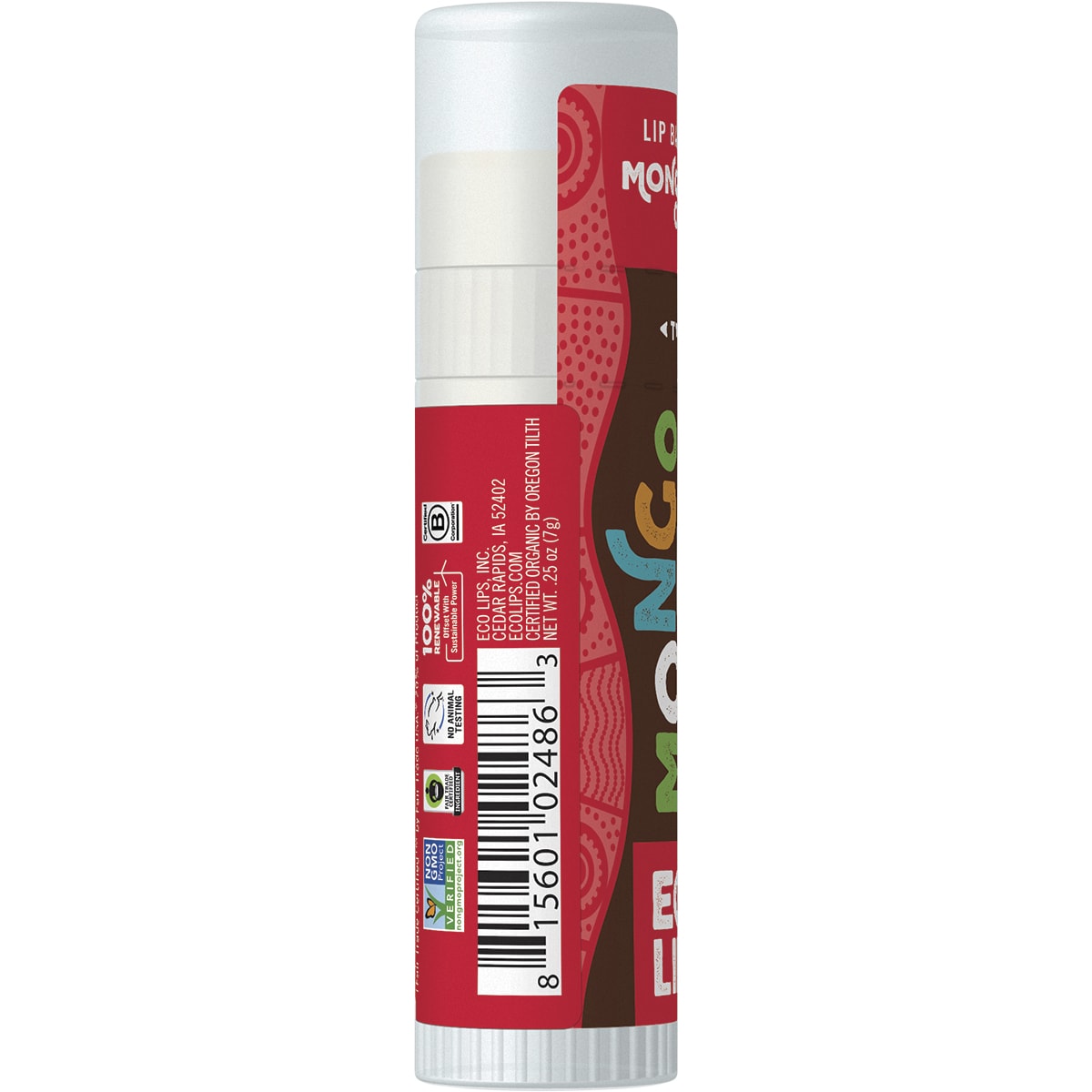 ECO LIPS Lip Balm Display Mongo Kiss Yumberry 15 x 7g