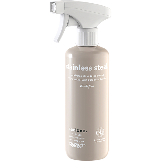 Euclove Stainless Steel Cleaner Eucalyptus, Clove & Tea Tree