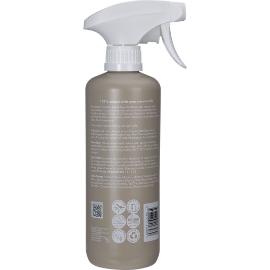 Euclove Stainless Steel Cleaner Eucalyptus, Clove & Tea Tree