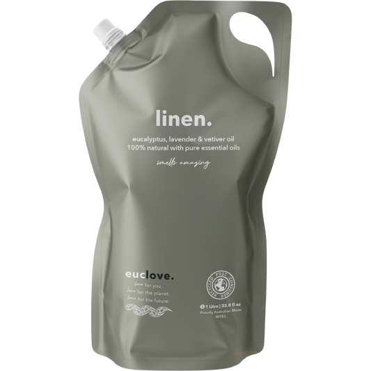 Euclove Linen Spray Refill Eucalyptus, Lavender & Neem Oil