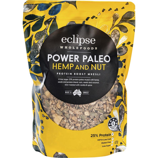ECLIPSE ORGANICS Paleo Muesli Hemp & Nut 1 x 425g