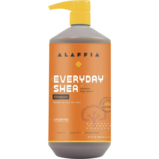 ALAFFIA Everyday Shea Shampoo Unscented 1 x 950ml