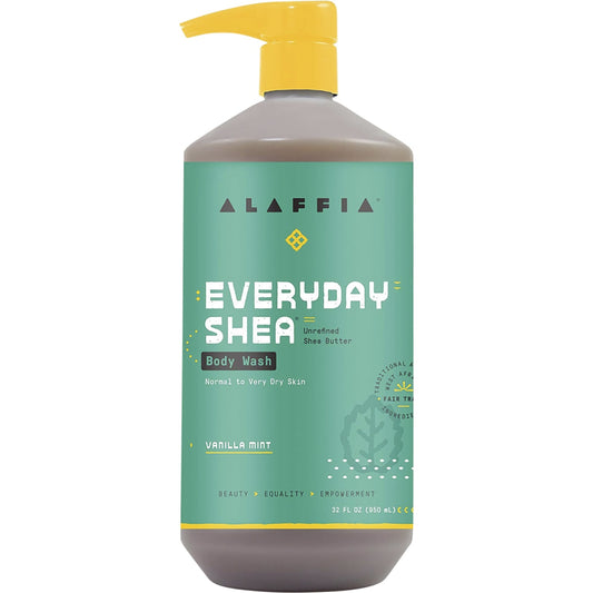 ALAFFIA Everyday Shea Body Wash Vanilla Mint 1 x 950ml