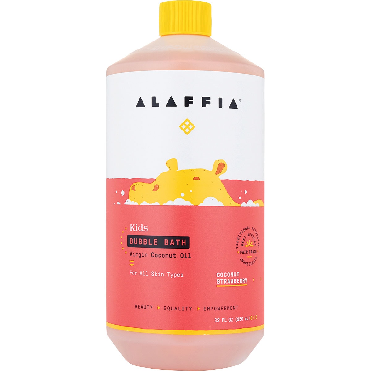 ALAFFIA Kids Bubble Bath Coconut Strawberry 1 x 950ml