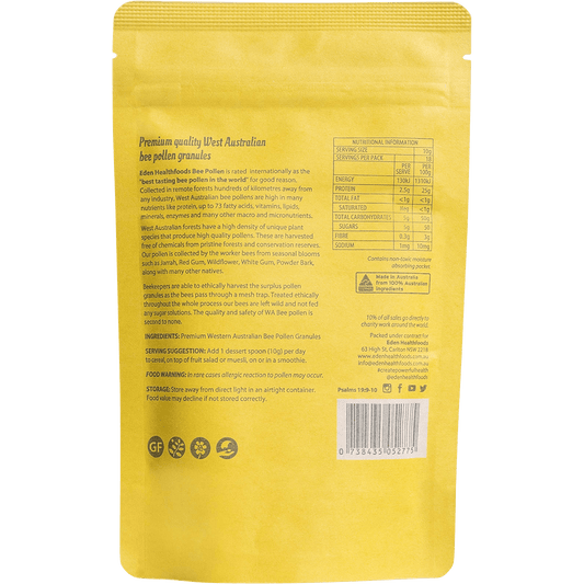 Eden Healthfoods Bee Pollen Raw & Unprocessed