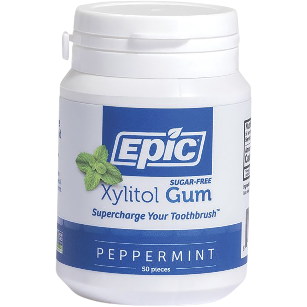 EPIC Xylitol Chewing Gum Peppermint x 50pcs