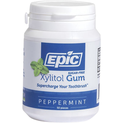 EPIC Xylitol Chewing Gum Peppermint x 50pcs