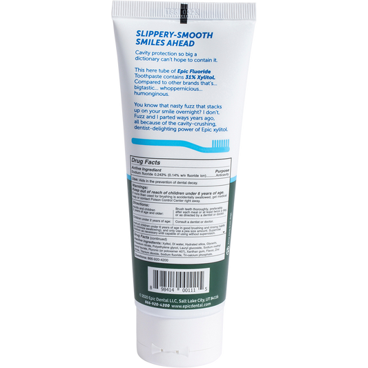 Epic Toothpaste Spearmint with Fluoride