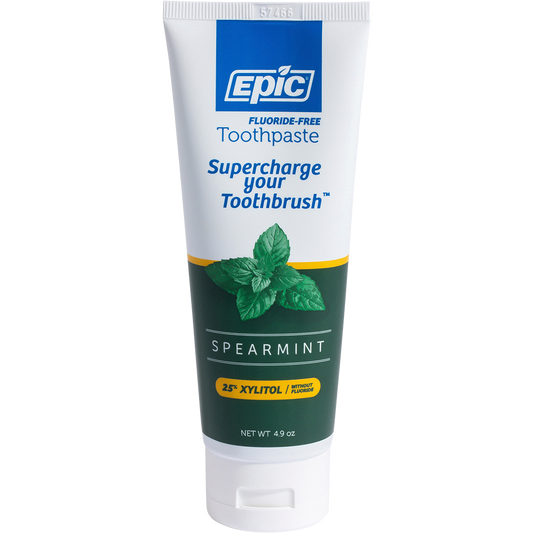 Epic Toothpaste Spearmint Fluoride Free