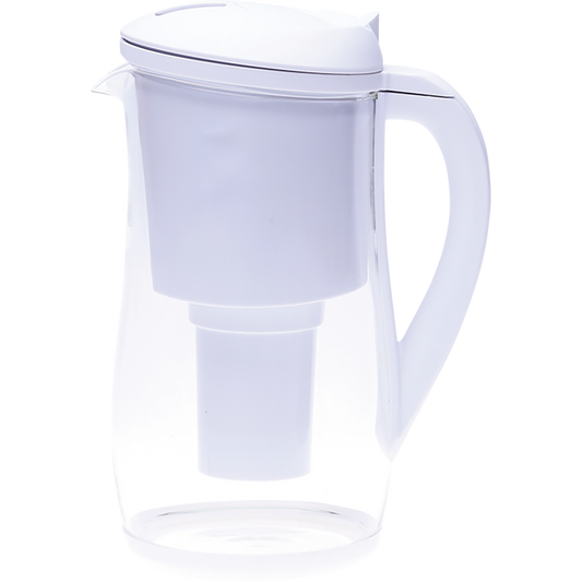 Ecobud Gentoo Glass Water Filter Jug White