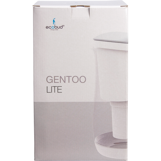 Ecobud Gentoo Plastic Water Filter Jug Grey & White
