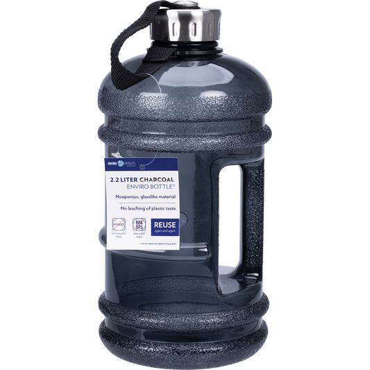 Enviro Products Drink Bottle Eastar BPA Free Charcoal