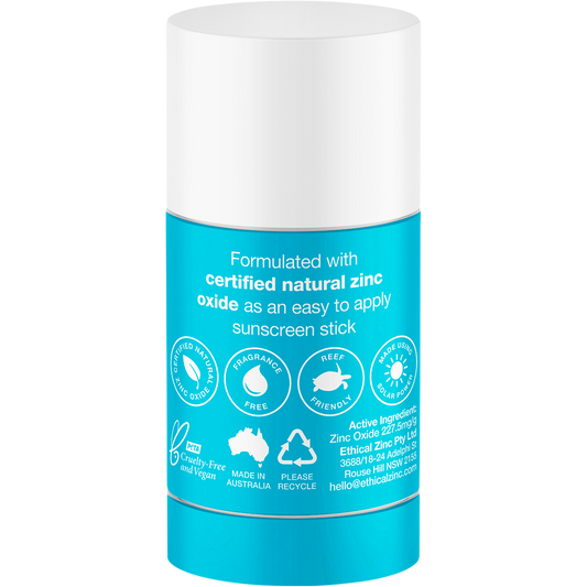 Ethical Zinc Natural Clear Zinc Sunscreen Stick SPF 50