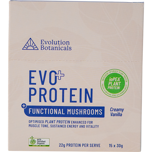 Evolution Botanicals EVO+ Protein Functional Mushrooms Creamy Vanilla