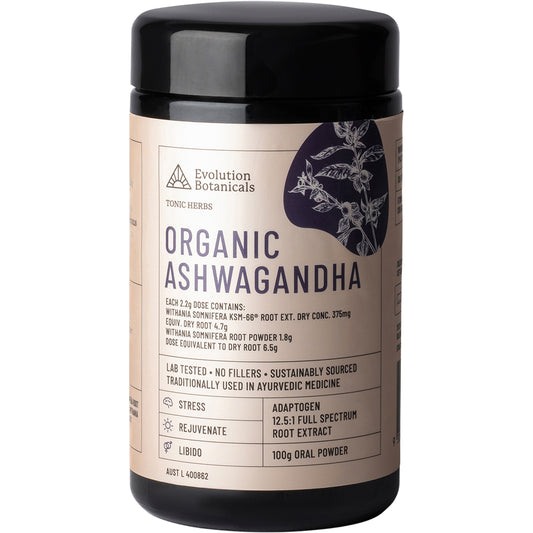 EVOLUTION BOTANICALS Organic Ashwagandha 1 x 100g
