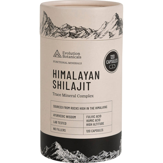 EVOLUTION BOTANICALS Himalayan Shilajit Trace Mineral Complex 1 x 120 Caps