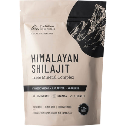 EVOLUTION BOTANICALS Himalayan Shilajit Trace Mineral Complex 1 x 200g