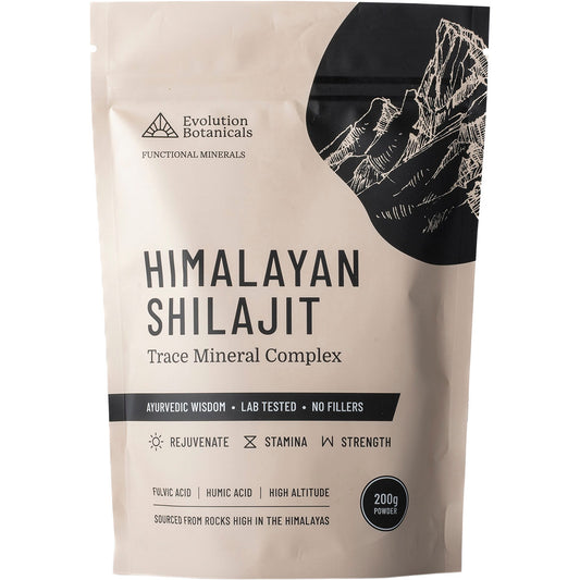 EVOLUTION BOTANICALS Himalayan Shilajit Trace Mineral Complex 1 x 200g