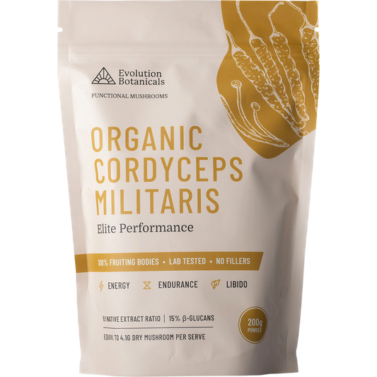 Evolution Botanicals Organic Cordyceps Militaris Elite Performance