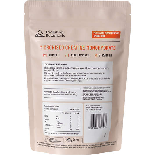 Evolution Botanicals Micronised Creatine