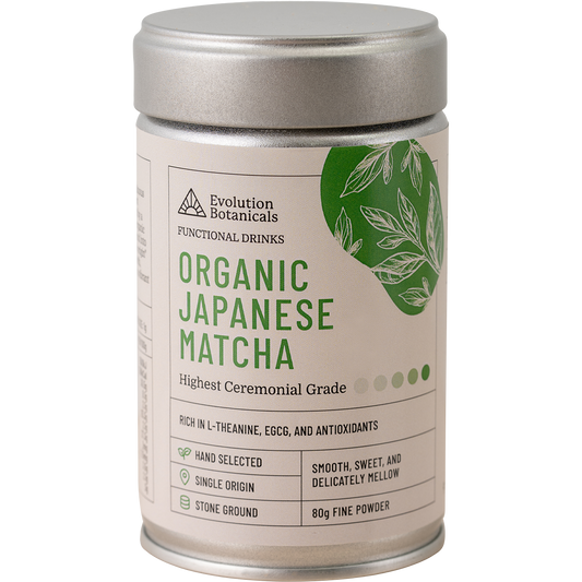 Evolution Botanicals Organic Japanese Matcha Highest Ceremonial Grade