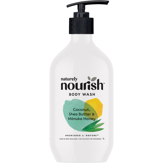 Naturely Nourish Body Wash Coconut, Shea Butter & Manuka Honey