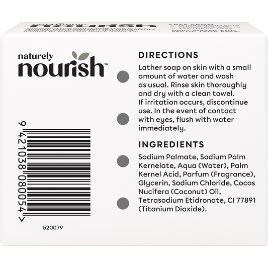 Naturely Nourish Natural Soap Bar Coconut & Gardenia