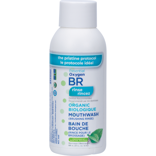 Essential Oxygen Toothpaste/Mouthwash Brushing Rinse Peppermint
