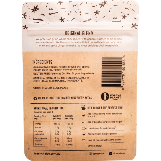 The Fresh Chai Co. Original Blend Fresh Sticky Chai 125g
