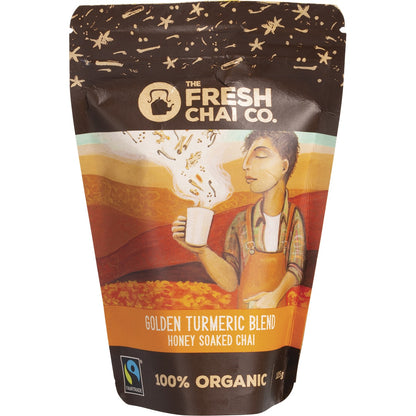 THE FRESH CHAI CO Golden Turmeric Blend Honey Soaked Chai 1 x 125g