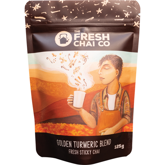 The Fresh Chai Co. Golden Turmeric Blend Fresh Sticky Chai 125g
