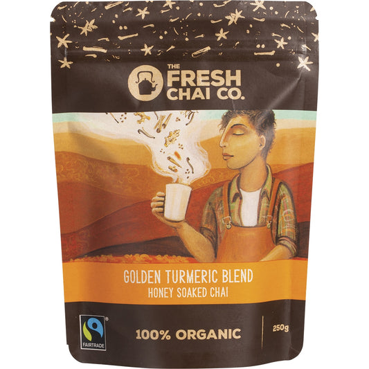 THE FRESH CHAI CO Golden Turmeric Blend Honey Soaked Chai 1 x 250g
