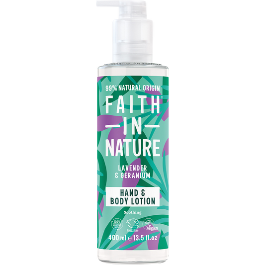 Faith In Nature Hand & Body Lotion Soothing Lavender & Geranium