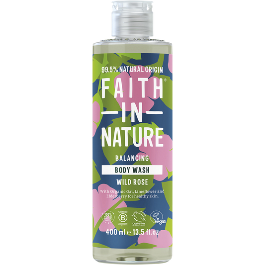Faith In Nature Body Wash Balancing Wild Rose