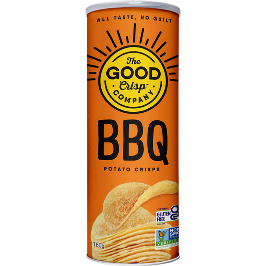 The Good Crisp Company Potato Crisps BBQ - Box of 8