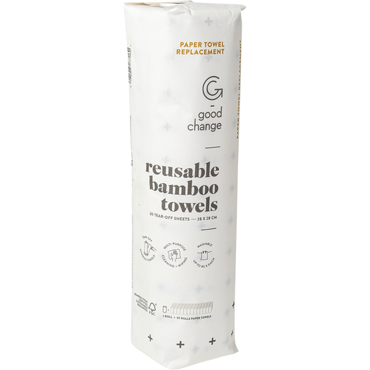 Good Change Store Reusable Bamboo Towels 20 sheets