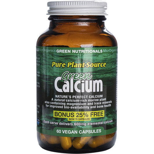 Green Nutritionals Green Calcium 600mg 12 x 60 Caps