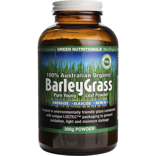 GREEN NUTRITIONALS Barleygrass 100% Australian Organic 1 x 200g