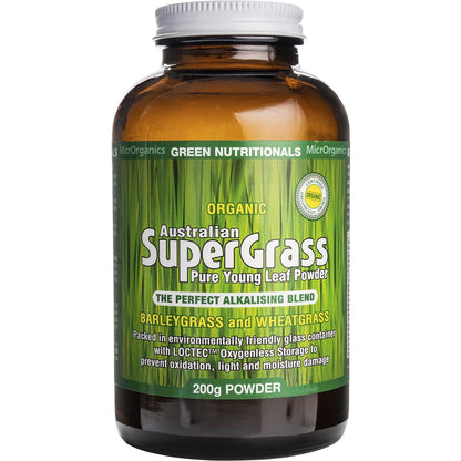 GREEN NUTRITIONALS Organic Supergrass Powder 1 x 200g