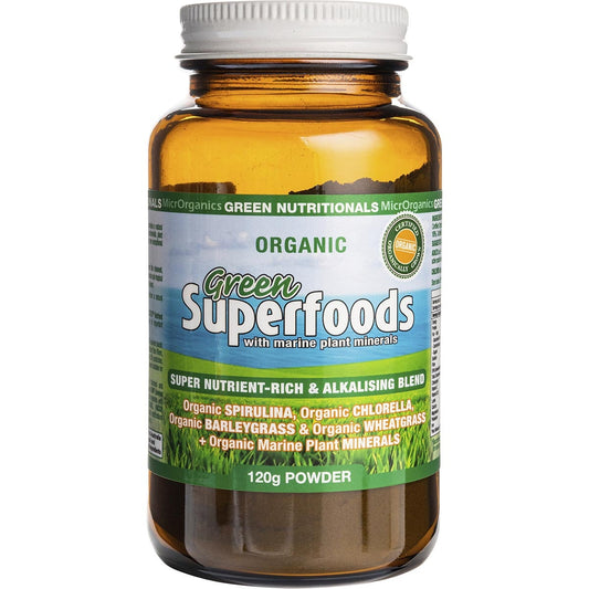 GREEN NUTRITIONALS Organic Green Superfoods Powder 1 x 120g