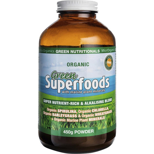 GREEN NUTRITIONALS Organic Green Superfoods Powder 1 x 450g