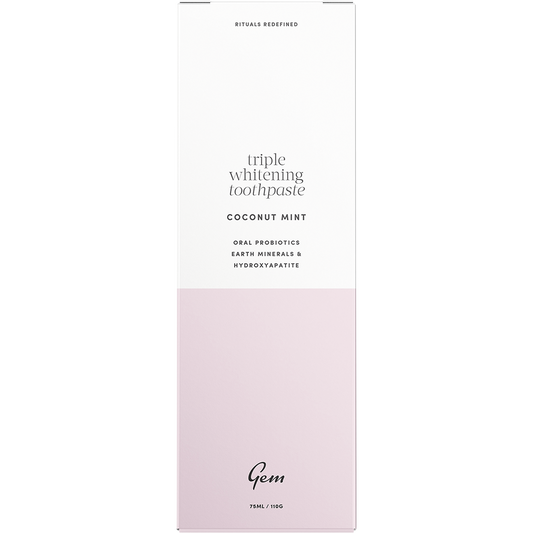 Gem Toothpaste Triple Whitening Coconut Mint