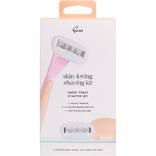 Gem Skin-Loving Shaving Kit Sweet Treat Starter Set