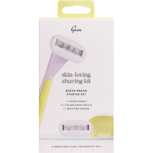 Gem Skin-Loving Shaving Kit Queen Dream Starter Set