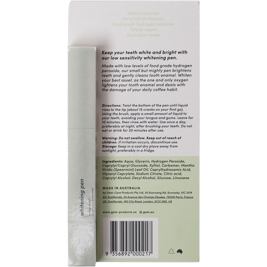 Gem Whitening Pen Crisp Mint