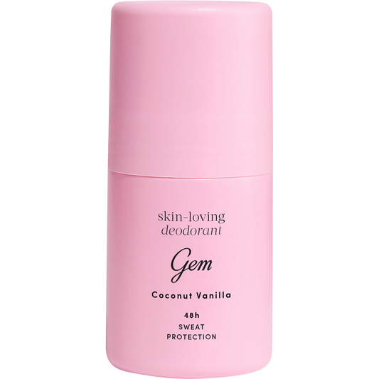 Gem Skin-Loving Roll On Deodorant Coconut Vanilla