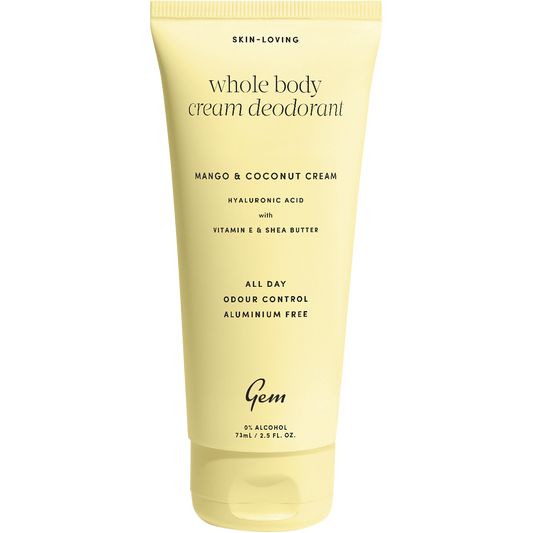 Gem Whole Body Cream Deodorant Mango & Coconut