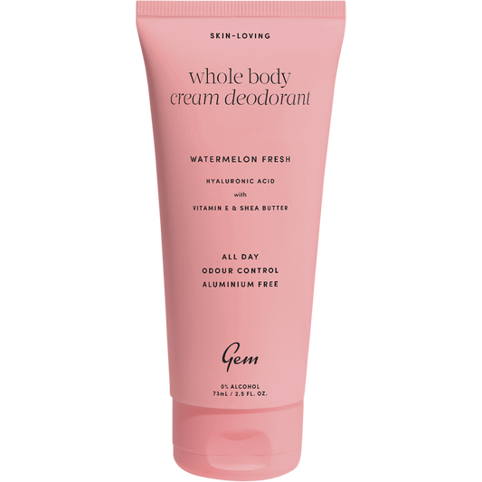 Gem Whole Body Cream Deodorant Watermelon Fresh